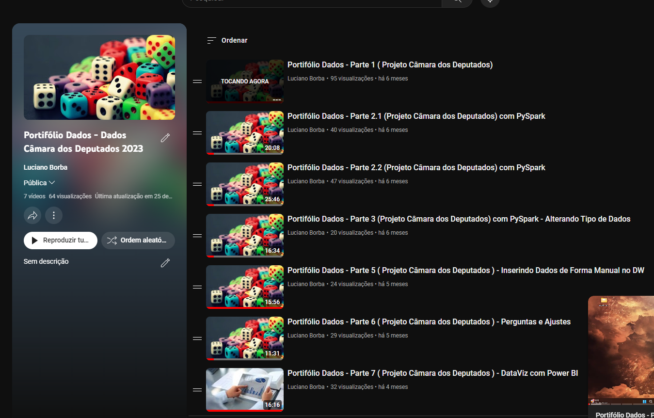 Playlist Câmara dos Deputados